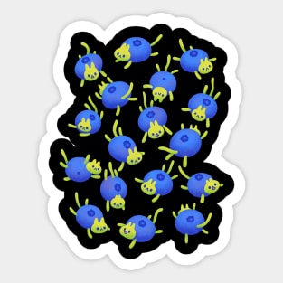 Blueberry Cats Sticker